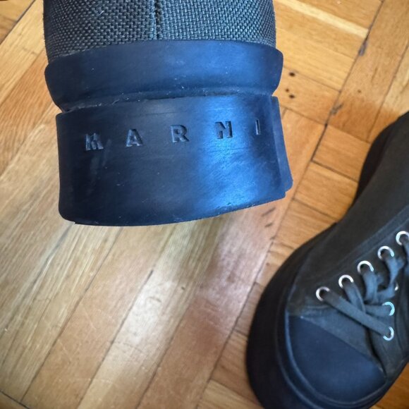 Marni Pablo Sneakers Olive and Black (sz 7.5) - Picture 10 of 10